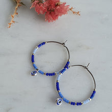Cargar imagen en el visor de la galería, Argolla Miyuki/ Miyuki Hoop Earrings