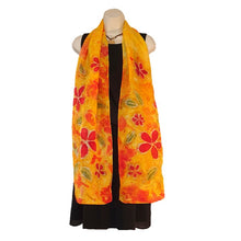 Cargar imagen en el visor de la galería, Bufanda seda 34 x178cm. / Silk scarf 14"x 72".