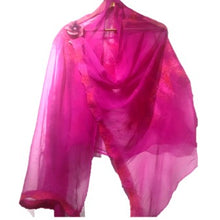 Cargar imagen en el visor de la galería, Echarpe de Seda Pluma / Silk Feather Shawl